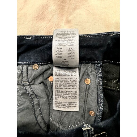 MOTHER Denim High Waisted Looker Jeans Coffee Tea or Me Dark Wash Size 25 Black - Picture 7 of 13